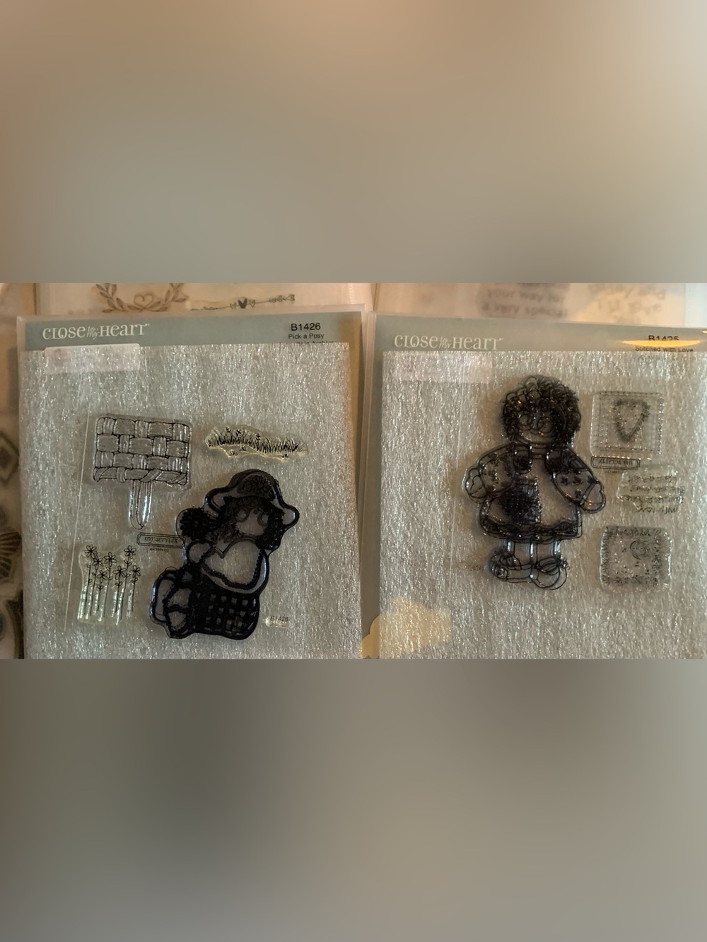 Close to My Heart Clear Stamp Sets ~  (Set of 2)